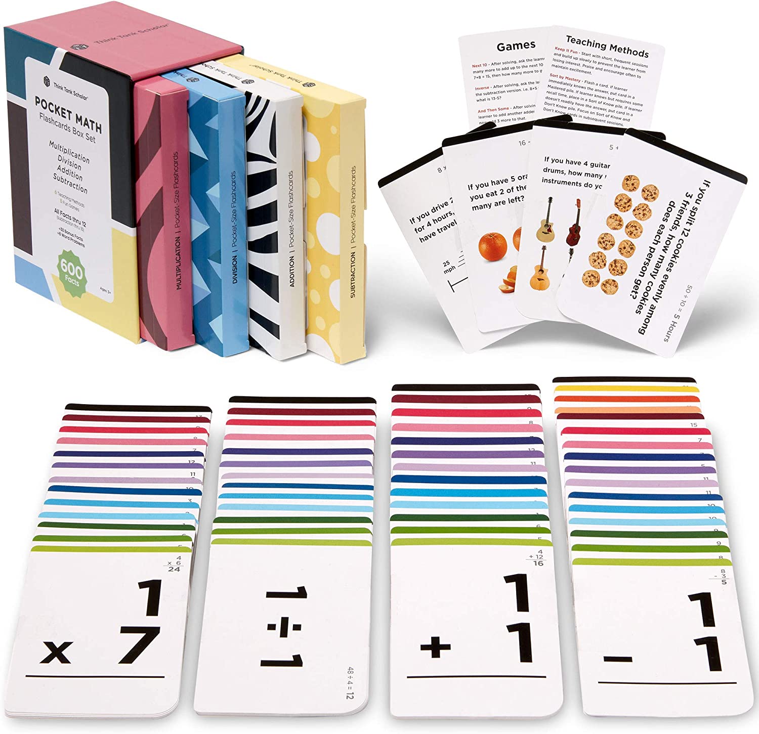 Buy Think Tank Scholar Addition, Subtraction, Multiplication, Division ...