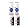 Nivea Deodorant Spray Fem Black &amp; White 150mlx2 Pieces