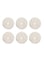 Dremel - 6-Piece Felt Polishing Wheel White 12.7millimeter