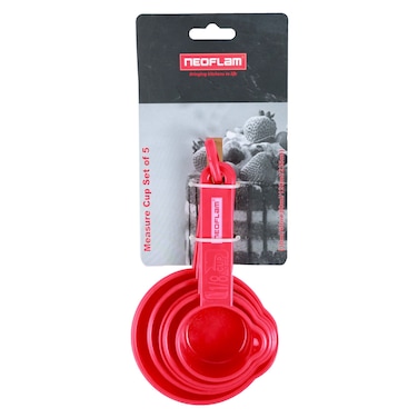 نيو فلام طقم أكواب قياس - 5 قطع