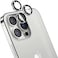 Moxedo Camera Lens Protector, 9H Tempered Glass, Aluminum Alloy Individual Ring Camera Cover Screen Protector Compatible for iPhone 13 6.1 inch/ 13 Pro Max 6.7 inch (SILVER)