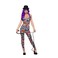 Smiffys Fever Creepy Clown Bodysuit Costume- Medium- Multicolor