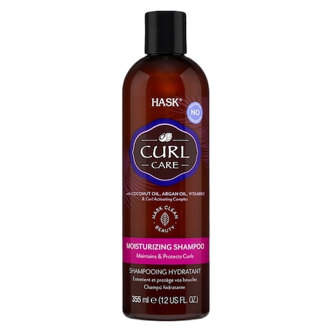 Buy Hask Curl Care Moisturizing Shampoo Red 355ml in UAE