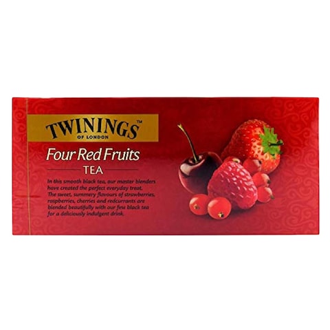 Twinings Of London Four Red Fruits Tea 25 Count