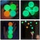 Stress Relief Balls Sticky Ball, Glow in The Dark Ceiling Balls,Stick to The Wall and Slowly Fall Off, Figit Toys, Sensory Toys, Stress Toys, Gifts for Adults and Kids(4PC - 4.5CM)