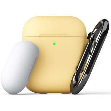 KeyBudz - PodSkinz Switch 2G - AirPods 1 &amp; 2 Case - Pastel Yellow