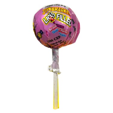 Zed Candy Jawbreaker Strawberry Flavoured Liquid Filled Tornado Pops, 33g