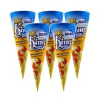 Buy Igloo King Cone Butterscotch And Caramelised Cashews Ice Cream 120ml Pack of 5 in UAE