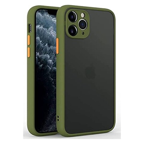 Protective Matte Case Cover For Apple Iphone 11 Pro Max Green