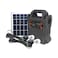 Geepas Rechargeable Home Power Station With Solar Panel Multicolour