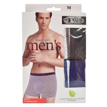 MENS BOXER K/COLL 2PC  534