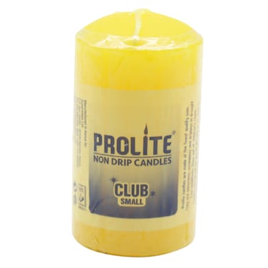 Prolite Fancy Candle Small Yellow 1Pc