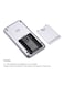 Generic - Mini Electronic Digital Scales Grey/Blue/Black 120x62x20millimeter
