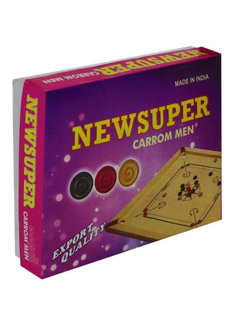 Generic Carrom Board Coins Set With Striker