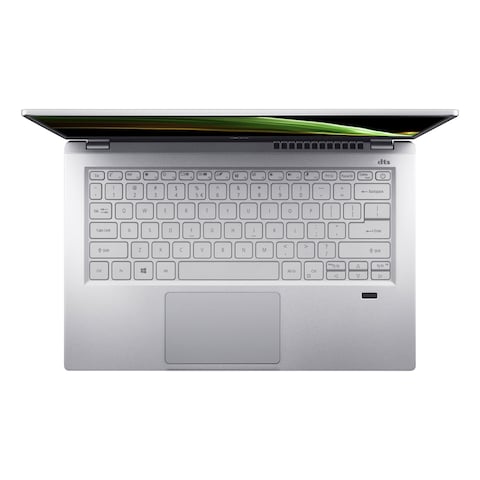 Acer Swift 3 SF314-43-R4K2 Notebook, AMD Ryzen 7 5700U, 16GB RAM, 512GB SSD, 14-inch FHD, Windows 11 Home, Pure Silver, English/Arabic Keybaord- NX.AB1EM.00E