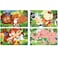 4 in 1 Puzzle Forest Animals