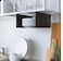 Hanging shelf insert, anthracite26x28x15 cm