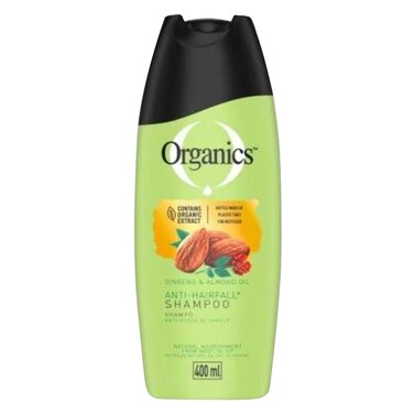 Organics Ginseng And Almond Oil Anti Hair-fall Shampoo 400ml