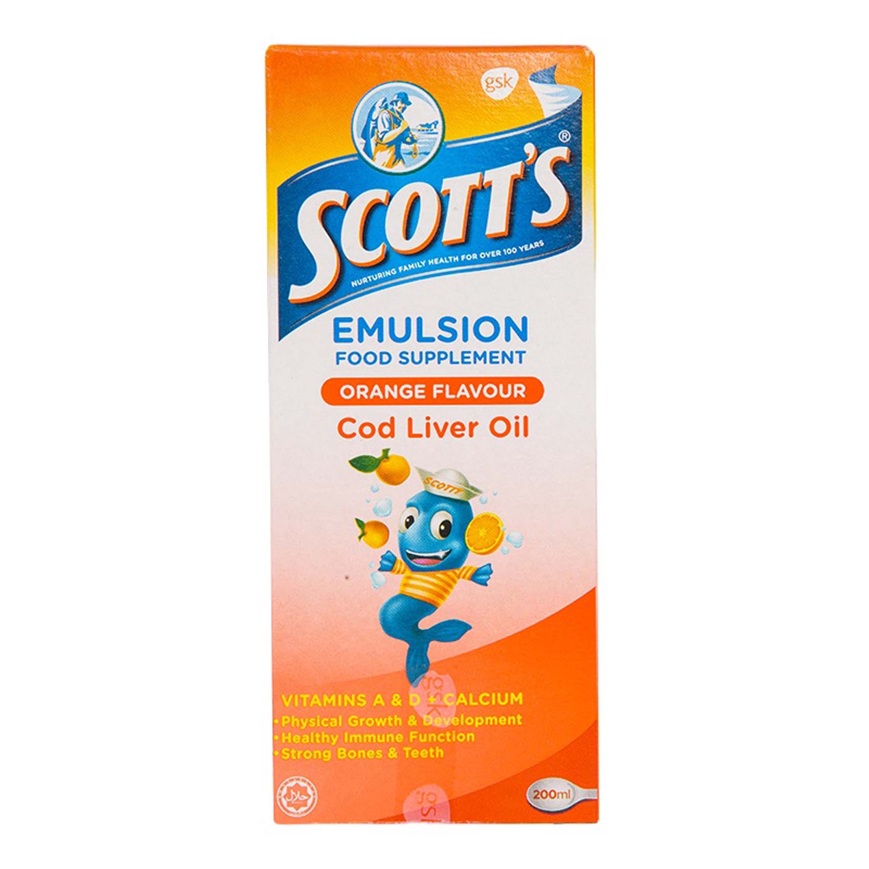 Scotts Emulsion Orange 200Ml
