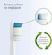 Philips Sonicare DiamondClean Replacement Brush Heads, White, 2 Pack, HX6062/92