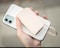 Moshi IonGo 5K Power Bank 5000mAh with Built-in USB A &amp; Lightning Cable [MFi-Certified], Lightweight Portable Battery, Premium Vegan Leather with Magnetic Closure - Ivory White