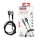 mpBLBERRI BLB-U326 Type-C USB Metal Cable 1 Meter, Black