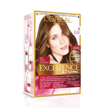 Loreal Paris Excellence Hair Color 6 Blonde Fonce