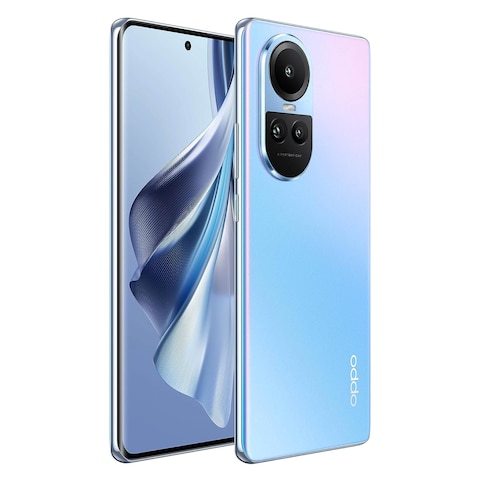 Oppo Reno 10 8GB RAM 256GB ROM 5G Dual SIM Smartphone 6.7 Inch Ice Blue