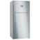 Bosch Series 6, Top Mount Refrigerator, 641L net capacity, silver, KDN86HI30M