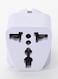 Voberry - UK/US/AU To EU/AC Travel Adapter White