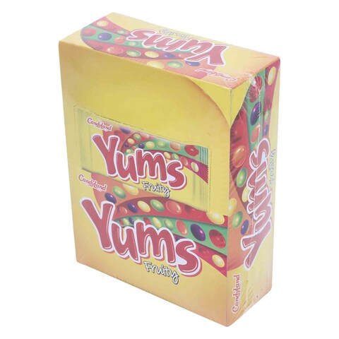 Candyland Yums Fruity Chew Sweet Candy 18g x Pack of 24