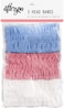 Afterspa Beauty, Head Bands 3 Pack, White, Pink, Blue, My Spa At Home