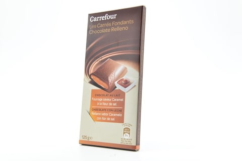 Carrefour Caramel Milk Chocolate Fondant Relleno 125g