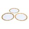 Ceramic Dinner Golden Plates 3 pcs