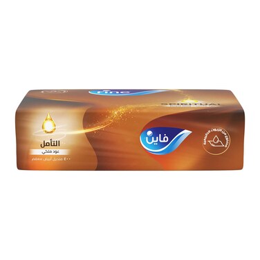 فاين فلافي مناديل وجه - طبقتين - 400 منديل