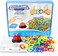 Kids Game for Linking Rings, 72 Pieces, Educational Toy for Hand-Eye Coordination