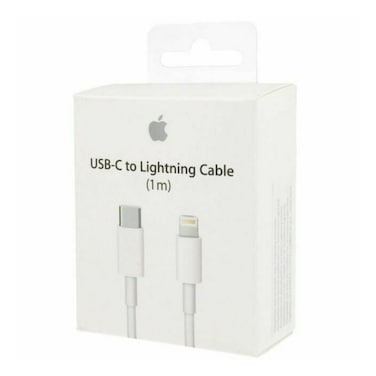 أبل سلك شاحن تايب سي الى لايتنينج  للايفون و الايباد ، طوله 1  متر ، أبيض