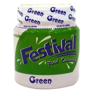 FESTIVAL FOOD COLOUR GREEN 250G