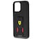 Ferrari Grip Stand PU Carbon Hard Cover iPhone 14 Pro Max
