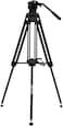 DMK VT20 Professional 155cm Aluminum Alloy Video Camera Tripod with 360 Degree Fluid Drag Head,1/4 and 3/8 -inch Quick Shoe Plate and Bag，Load up to 6kg