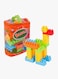 Goldkids Hj 3801D 34-Piece Building Blocks With Tote Bags Building Set 3+ Years