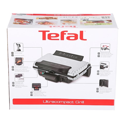 Tefal Ultra Compact Grill 1700W Silver