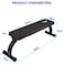 Sky Land - EM-1854 Unisex Adult Foldable Workout Flat Bench-Foldable Workout Flat Bench - L140 x W35 x H43 cm, Black