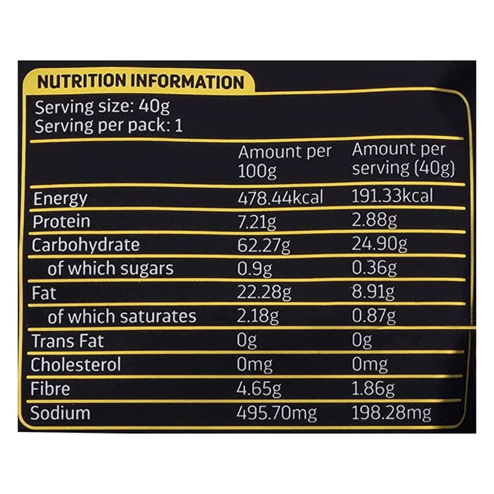 Hunter's Gourmet Potato Chips Black Truffle Hand Cooked 40 Gram product thumbnail 3