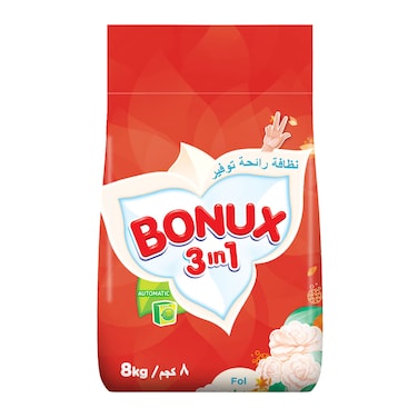 Bonux Automatic Laundry Detergent with Fol Scent - 8Kg