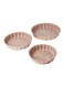 Dessini 3-Piece Granite Cake Pan Set Brown Small (24), Medium (28), Big (32)Cm