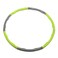 Lixada-6/7/8 Section Fitness Sport Hoop Removable Foam Hoop Adult Gymnastic Hoop Gym Body Building Thin waist Fitness Circle Equipment [Green + Gray]