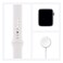 Apple Watch SE GPS + Cellular 44 mm Silver Aluminium Case With White Sport Band