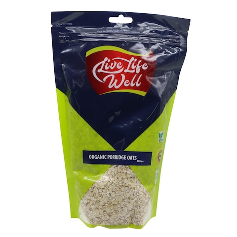 Live Life Well Organic Porridge Oats 500g