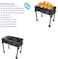 Biki Portable Charcoal Barbecue Grill Height Adjustable &amp; 5Kg Charcoal